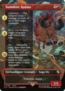 Summon: Kujata (Borderless) [FINAL FANTASY Commander] Foil