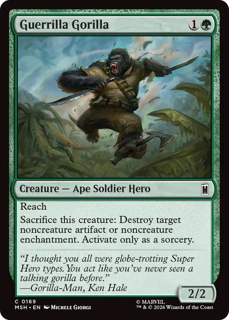 Guerrilla Gorilla [Marvel Super Heroes] Foil