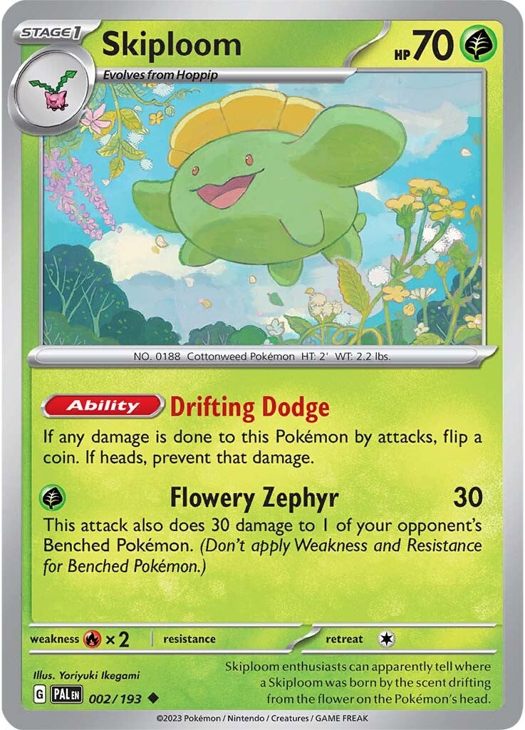 Skiploom (002/193) [Scarlet & Violet: Paldea Evolved] Reverse Holofoil