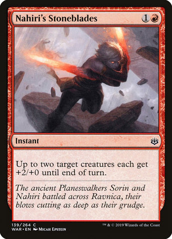 Nahiri's Stoneblades [War of the Spark] Foil