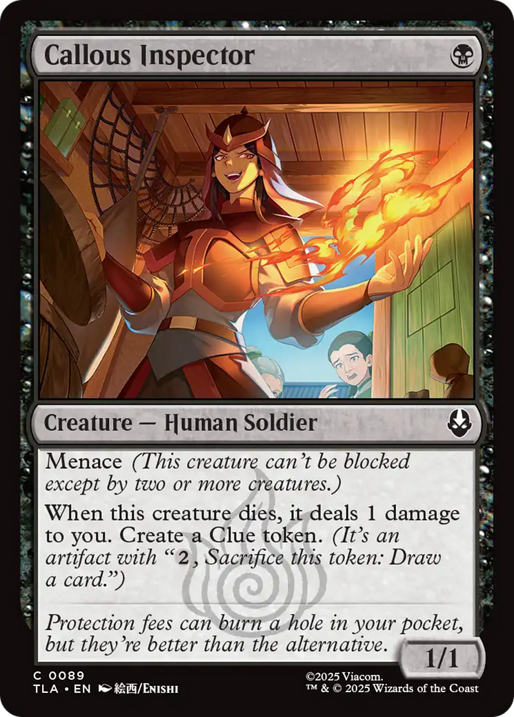 Callous Inspector [Avatar: The Last Airbender] Foil