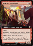 Wartime Protestors (Extended Art) [Avatar: The Last Airbender] Foil