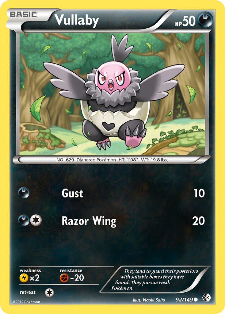 Vullaby (92/149) [Black & White: Boundaries Crossed] Reverse Holofoil