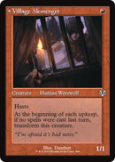 Village Messenger // Moonrise Intruder (Retro Frame) [Innistrad Remastered] Foil