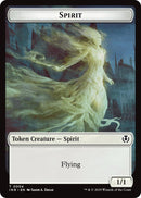 Spirit // Human (0002) Double-Sided Token [Innistrad Remastered Tokens] Foil