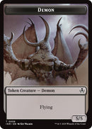 Demon // Human Cleric Double-Sided Token [Innistrad Remastered Tokens] Foil