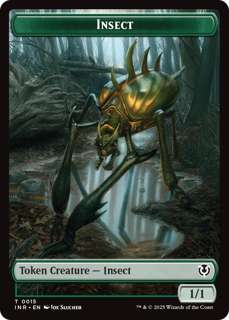 Insect // Spider Double-Sided Token [Innistrad Remastered Tokens] Foil