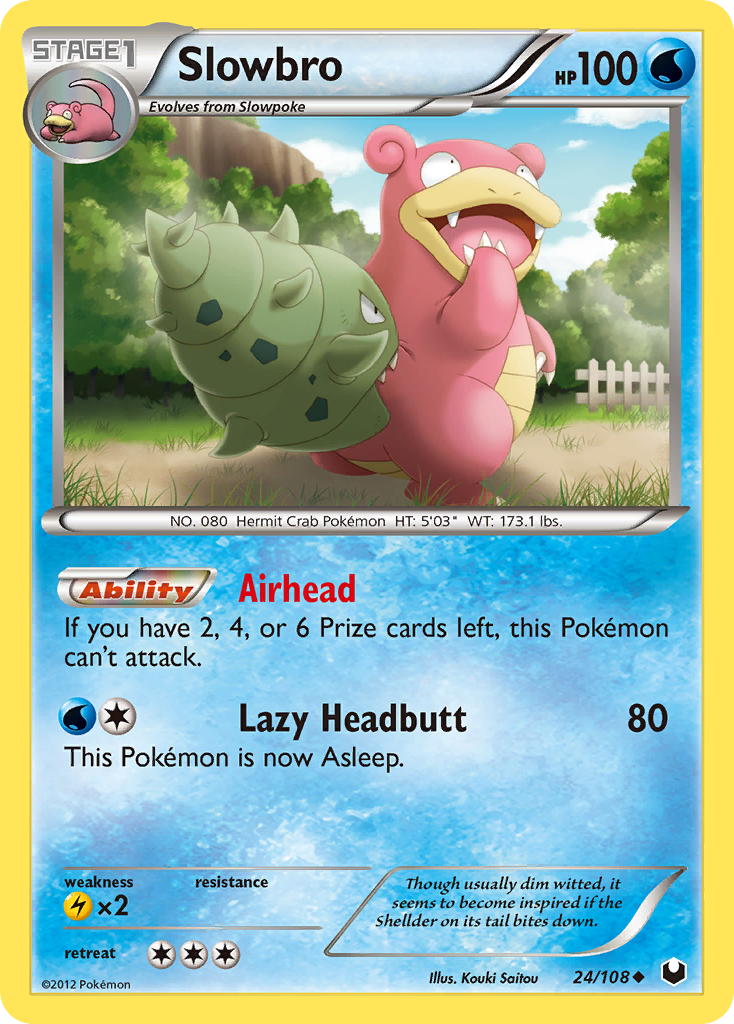 Slowbro (24/108) [Black & White: Dark Explorers] Reverse Holofoil