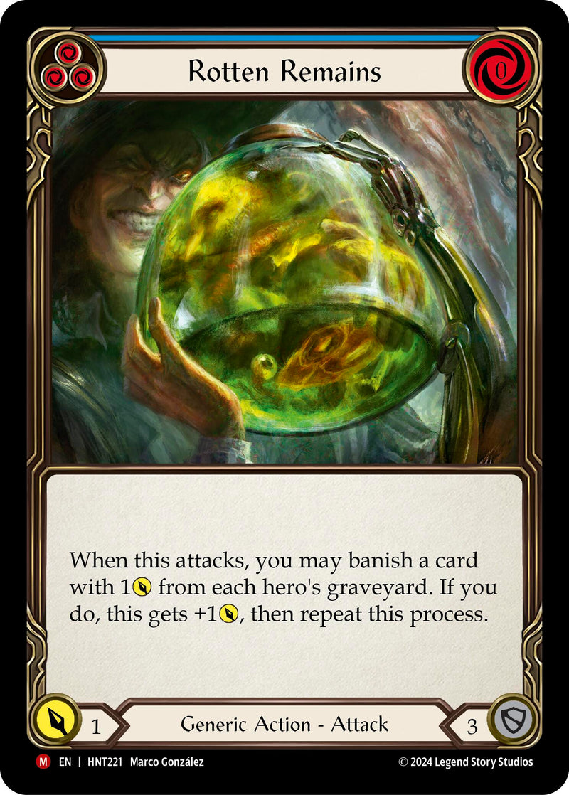 Rotten Remains [HNT221] (The Hunted)  Rainbow Foil Rainbow Foil