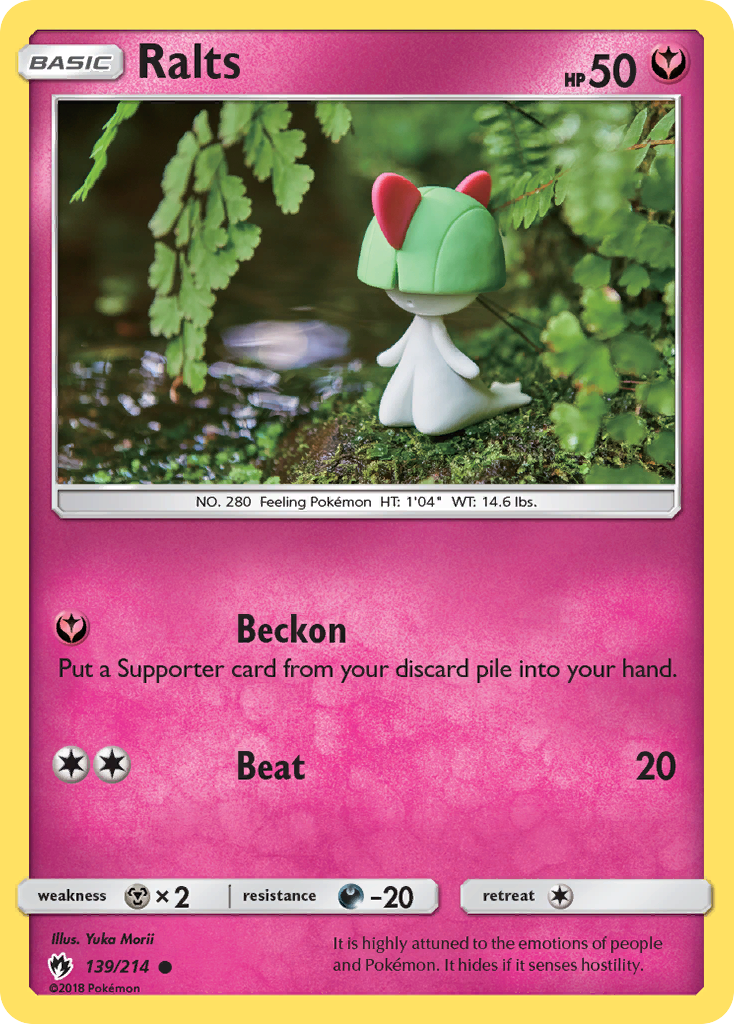 Ralts (139/214) [Sun & Moon: Lost Thunder] Reverse Holofoil