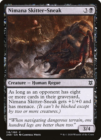 Nimana Skitter-Sneak [Zendikar Rising] Foil