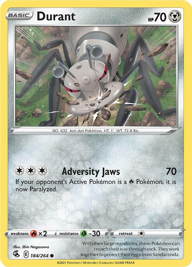 Durant (184/264) [Sword & Shield: Fusion Strike] Reverse Holofoil