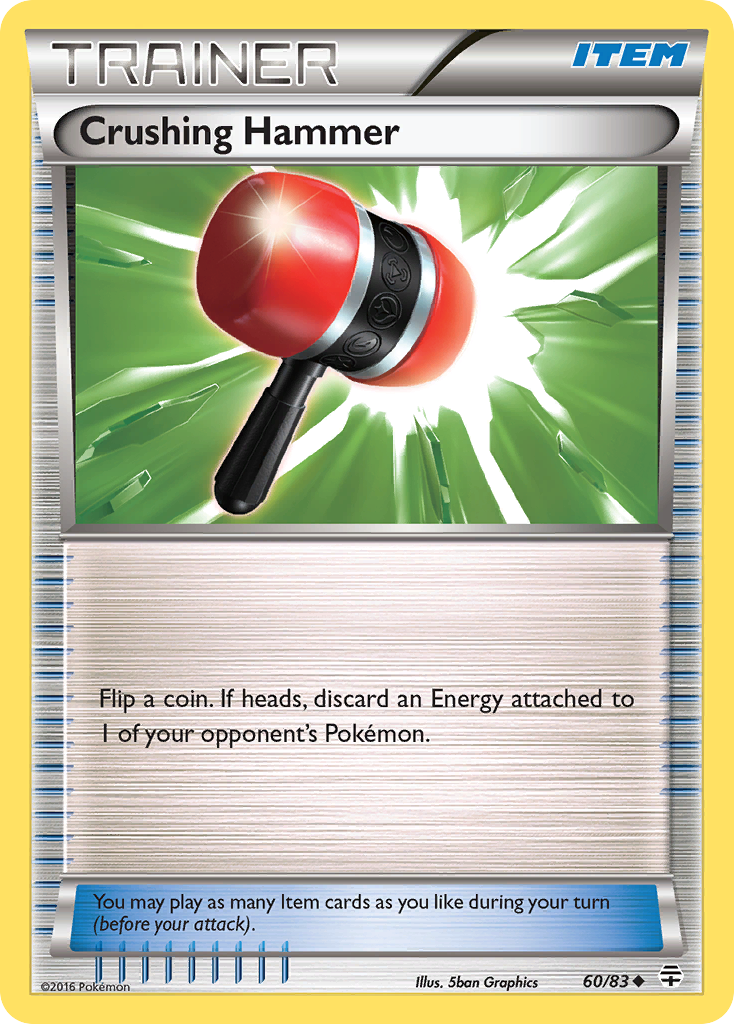 Crushing Hammer (60/83) [XY: Generations] Reverse Holofoil