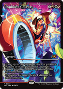Explosive Getaway (Showcase) (Japanese) [Aetherdrift] Foil
