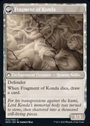 The Fall of Lord Konda // Fragment of Konda [Kamigawa: Neon Dynasty] Foil