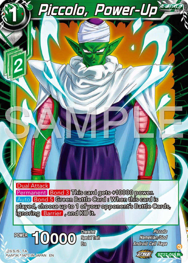 Piccolo, Power-Up (BT27-048) [History of Z] Parallel Foil
