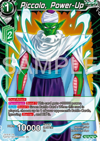 Piccolo, Power-Up (BT27-048) [History of Z] Parallel Foil