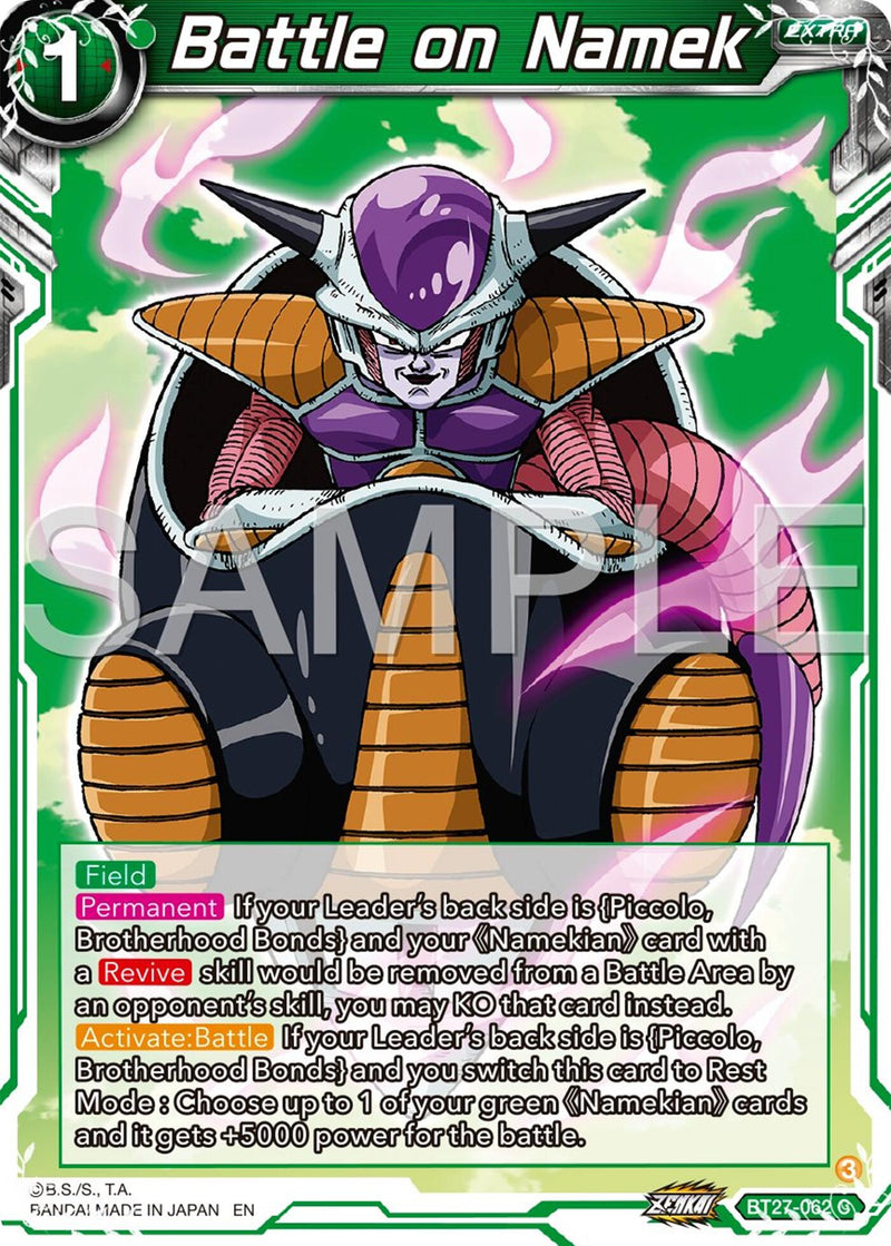 Battle on Namek (BT27-062) [History of Z] Parallel Foil
