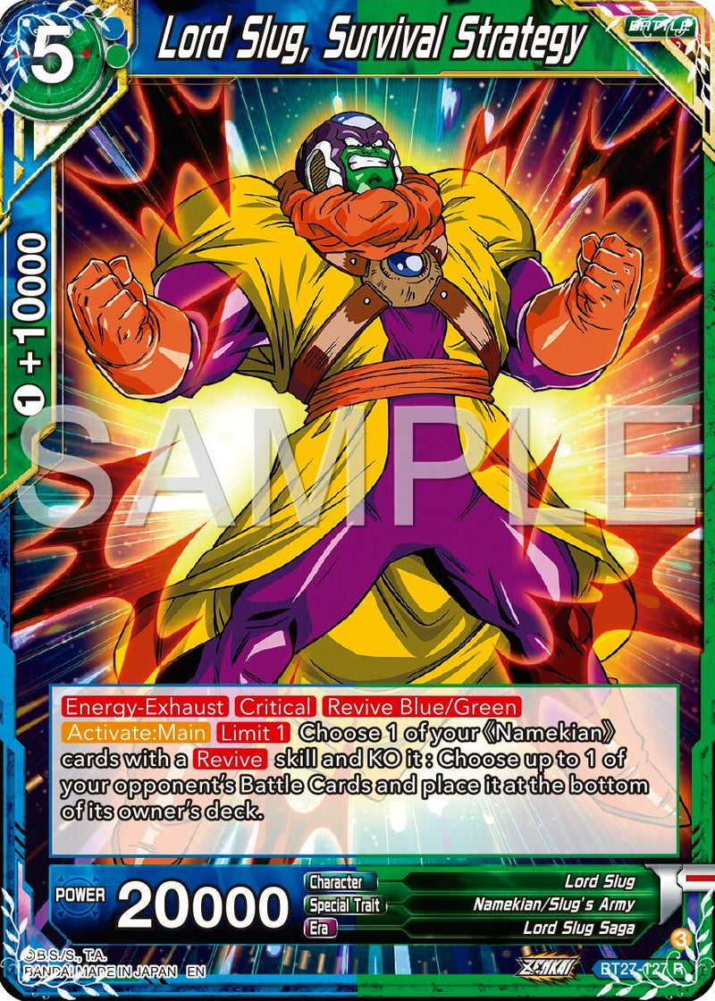 Lord Slug, Survival Strategy (BT27-127) [History of Z] Parallel Foil