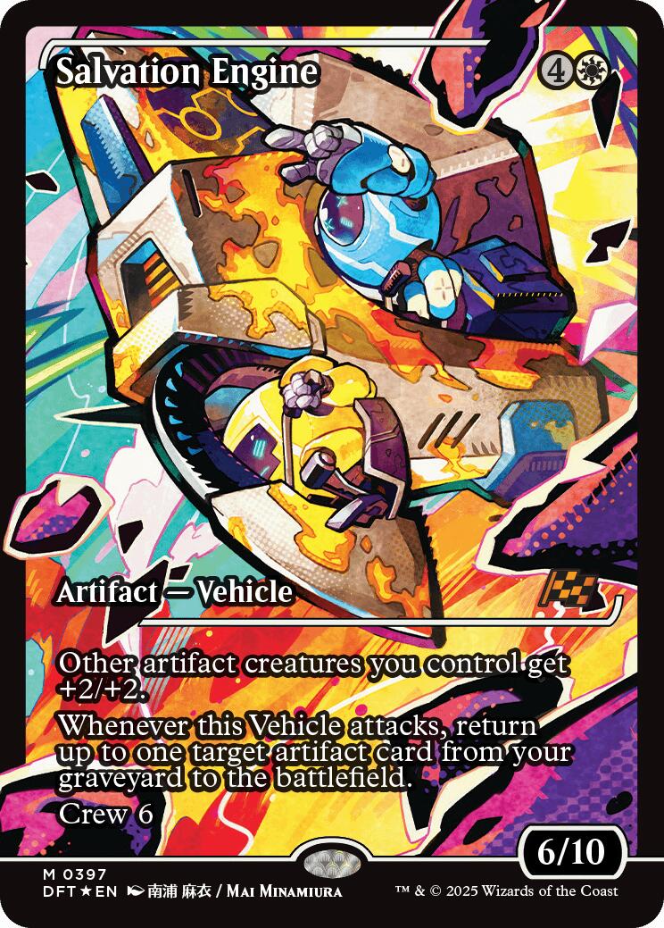 Salvation Engine (Showcase) (Japanese) [Aetherdrift] Foil