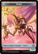 Servo // Thopter (0009) Double-Sided Token [Aetherdrift Tokens] Foil