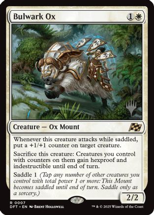 Bulwark Ox (Promo Pack) [Aetherdrift Promos] Foil