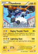 Thundurus (33/111) [XY: Furious Fists] Reverse Holofoil