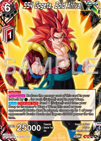 SS4 Gogeta, Bold Arrival (BT27-123) [History of Z] Parallel Foil