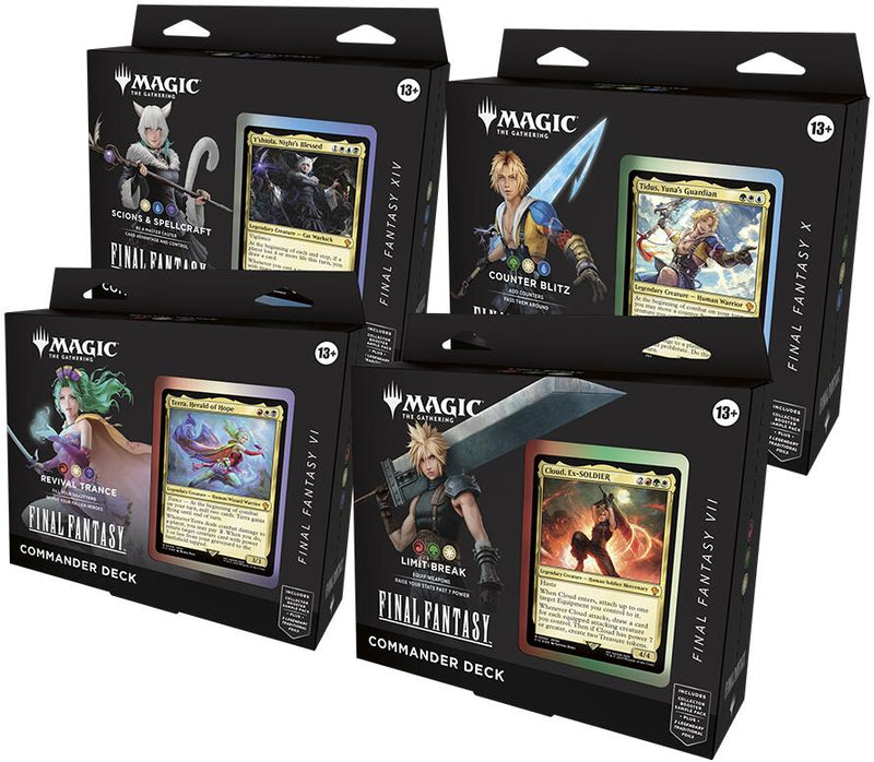 FINAL FANTASY - Commander Deck Display (set of 4)