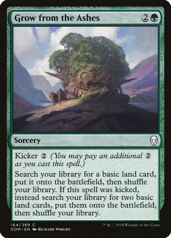 Grow from the Ashes [Dominaria] Foil