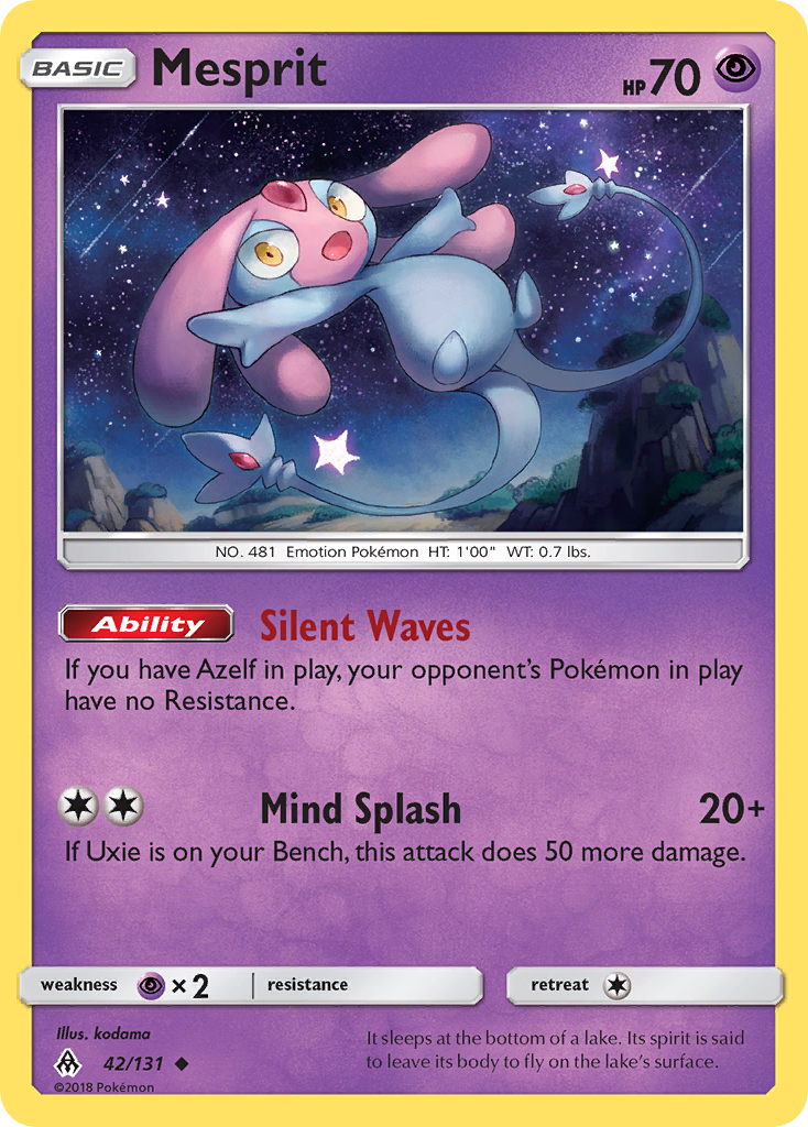 Mesprit (42/131) [Sun & Moon: Forbidden Light] Reverse Holofoil