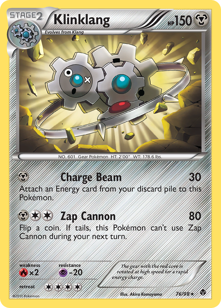 Klinklang (76/98) [Black & White: Emerging Powers] Reverse Holofoil