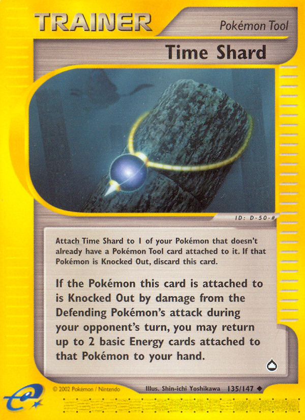 Time Shard (135/147) [Aquapolis] Reverse Holofoil