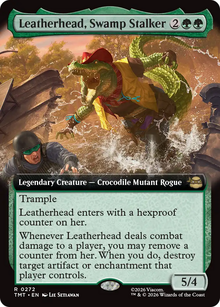 Leatherhead, Swamp Stalker (Extended Art) [Teenage Mutant Ninja Turtles] Foil