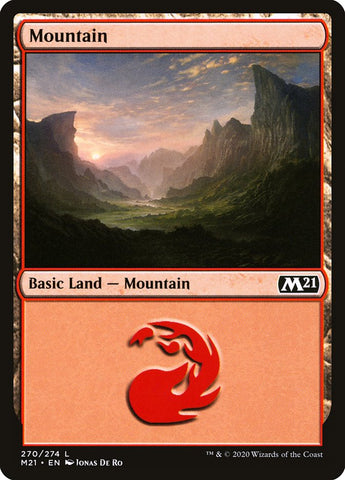 Mountain (270) [Core Set 2021] Foil