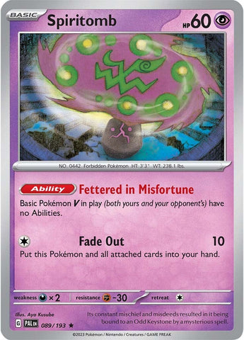 Spiritomb (089/193) [Scarlet & Violet: Paldea Evolved] Reverse Holofoil