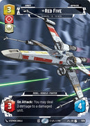 Red Five - Running the Trench (1070) (Prestige Foil) (1070) [Jump to Lightspeed]