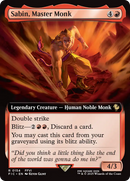 Sabin, Master Monk (Extended Art) [FINAL FANTASY Commander] Foil