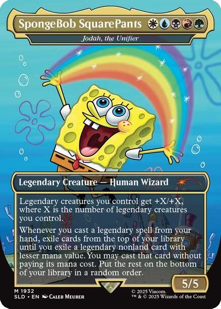 SpongeBob SquarePants - Jodah, the Unifier [Secret Lair Drop Series] Foil