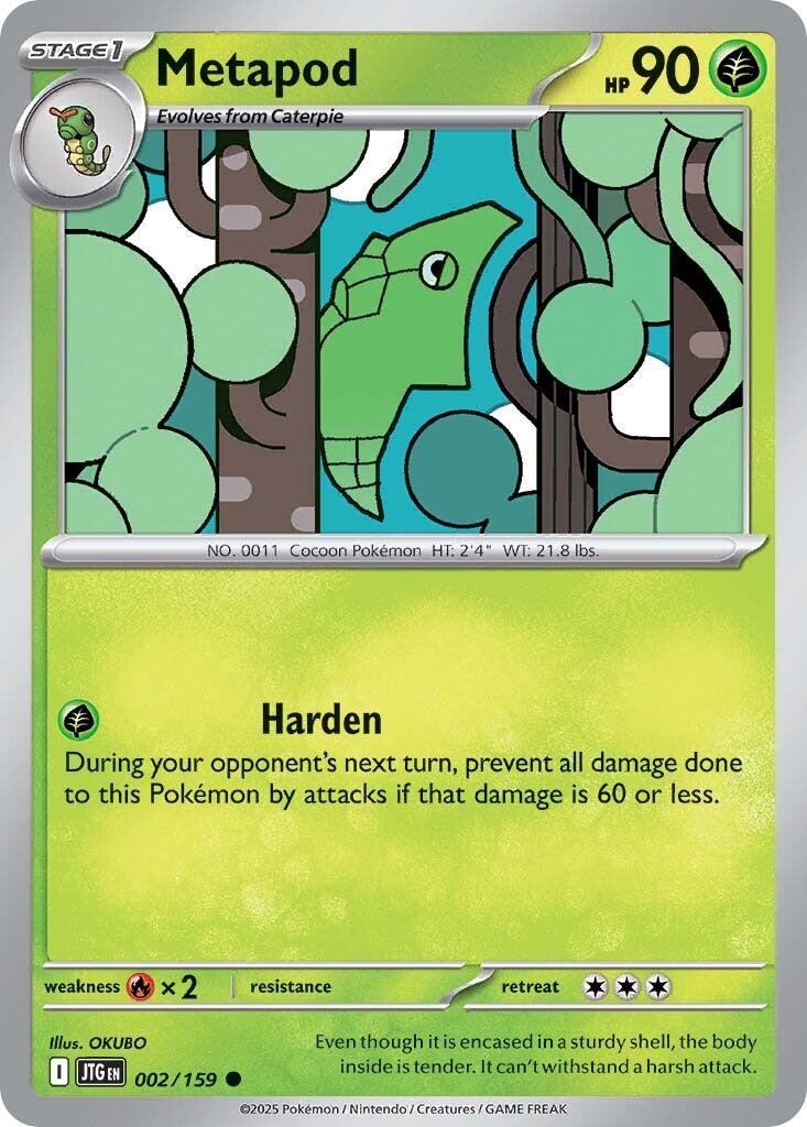 Metapod (002/159) [Scarlet & Violet: Journey Together] Reverse Holofoil