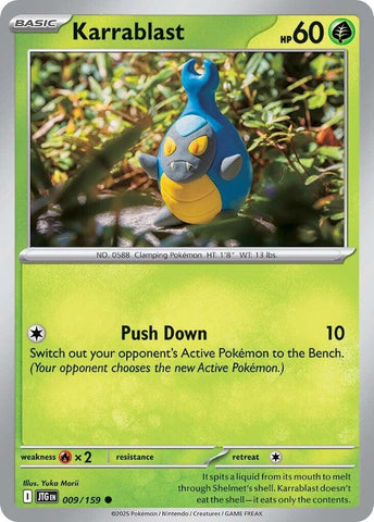Karrablast (009/159) [Scarlet & Violet: Journey Together] Reverse Holofoil