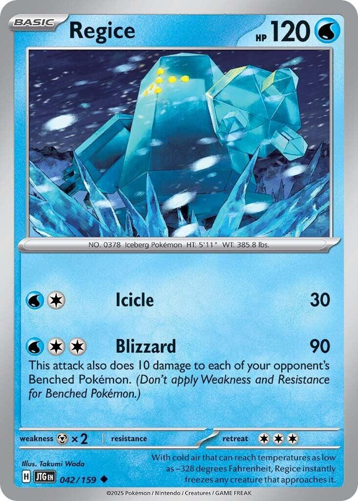 Regice (042/159) [Scarlet & Violet: Journey Together] Reverse Holofoil