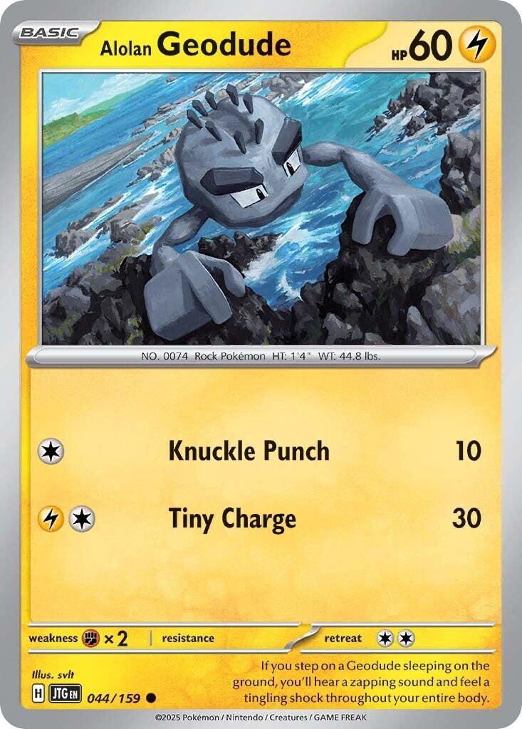 Alolan Geodude (044/159) [Scarlet & Violet: Journey Together] Reverse Holofoil