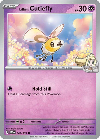 Lillie's Cutefly (066/159) [Scarlet & Violet: Journey Together] Reverse Holofoil