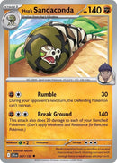 Hop's Sandaconda (087/159) [Scarlet & Violet: Journey Together] Reverse Holofoil