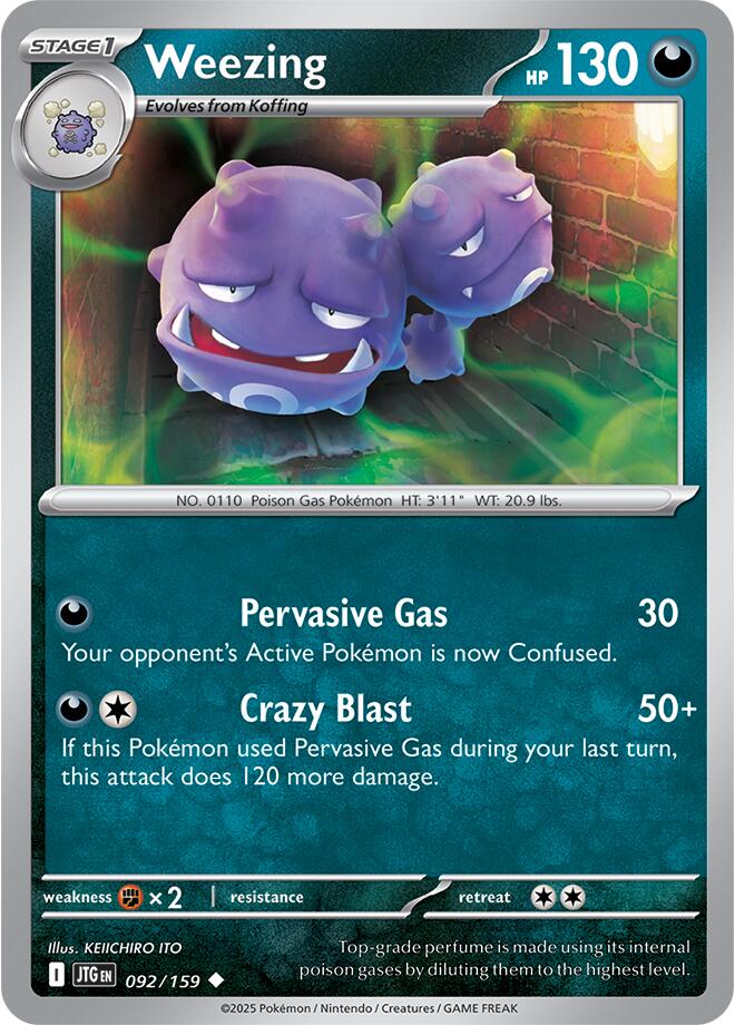 Weezing (092/159) [Scarlet & Violet: Journey Together] Reverse Holofoil