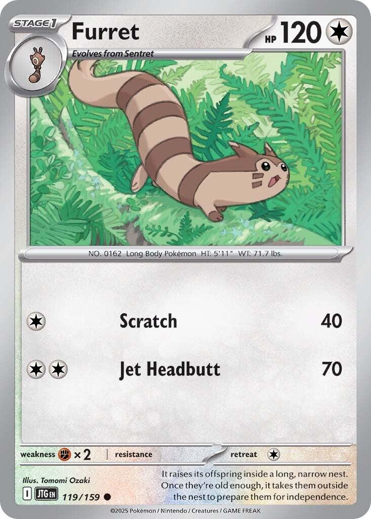 Furret (119/159) [Scarlet & Violet: Journey Together] Reverse Holofoil
