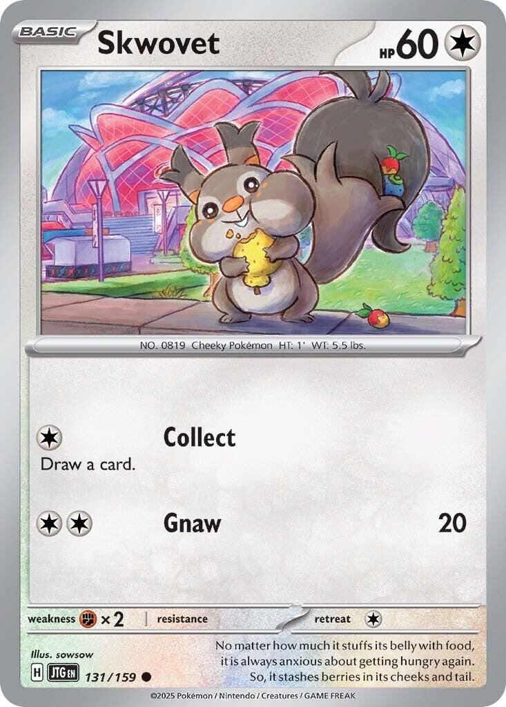 Skwovet (131/159) [Scarlet & Violet: Journey Together] Reverse Holofoil