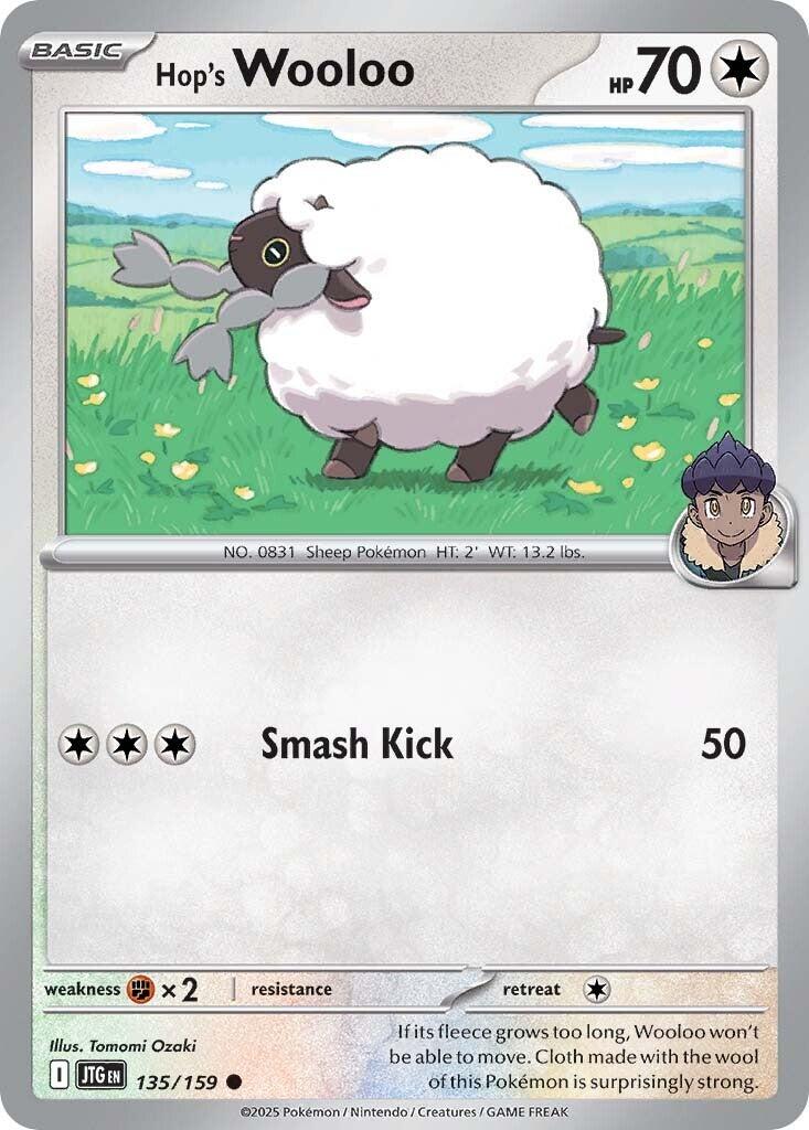 Hop's Wooloo (135/159) [Scarlet & Violet: Journey Together] Reverse Holofoil