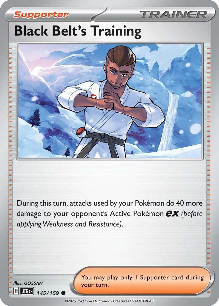 Black Belt's Training (145/159) [Scarlet & Violet: Journey Together] Reverse Holofoil